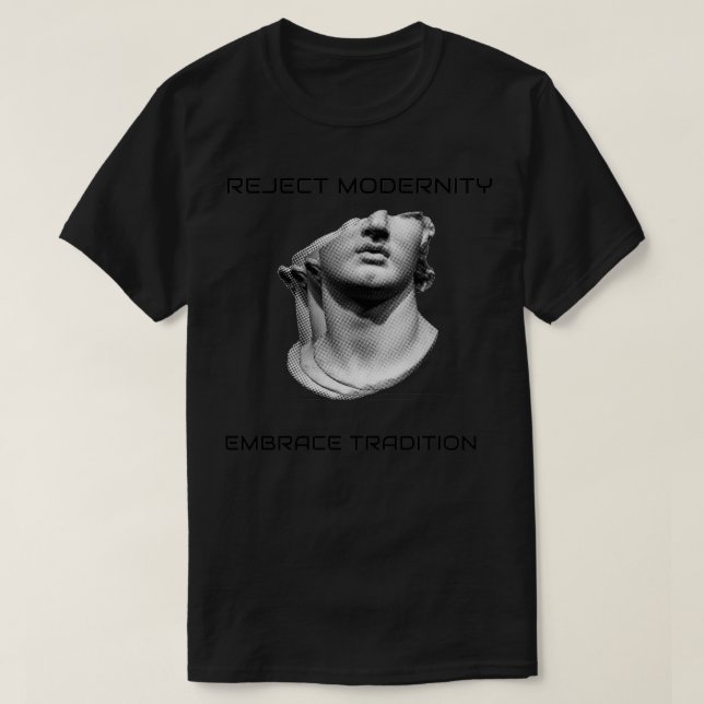 Camiseta Rechazar la tradición de adopción moderada 2 (Diseño del anverso)