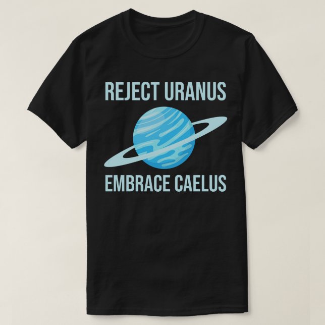 CAMISETA RECHAZAR URANUS (Diseño del anverso)