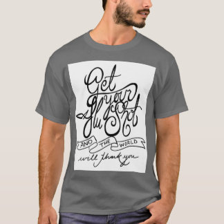 Camiseta Reciba su vacuna contra la gripe pegatina de salud