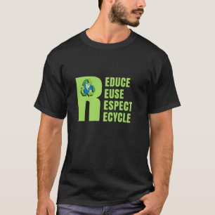 Camiseta Recicla Reutiliza Renueva Repensa Enfría Día de la