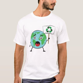 Camiseta Reciclaje - Apelación de activismo por personaje d
