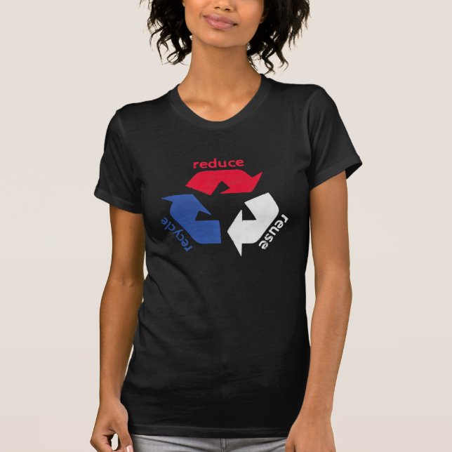 Camiseta Reciclaje de Estados Unidos (Anverso)