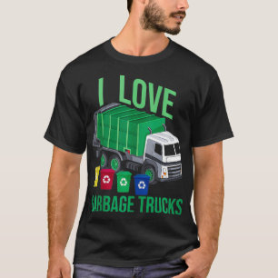 Camiseta Reciclaje de gestión de desechos para conductores