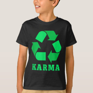 Camiseta Reciclaje de Karma Protección Ambiental Clima P