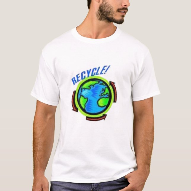 Camiseta Reciclaje de la ayuda (Anverso)
