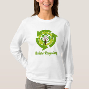 Camiseta Reciclaje de la naturaleza