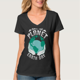 Camiseta Reciclaje de la naturaleza ecologista en el Día de