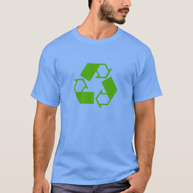 Camiseta Reciclaje de símbolo (Anverso)