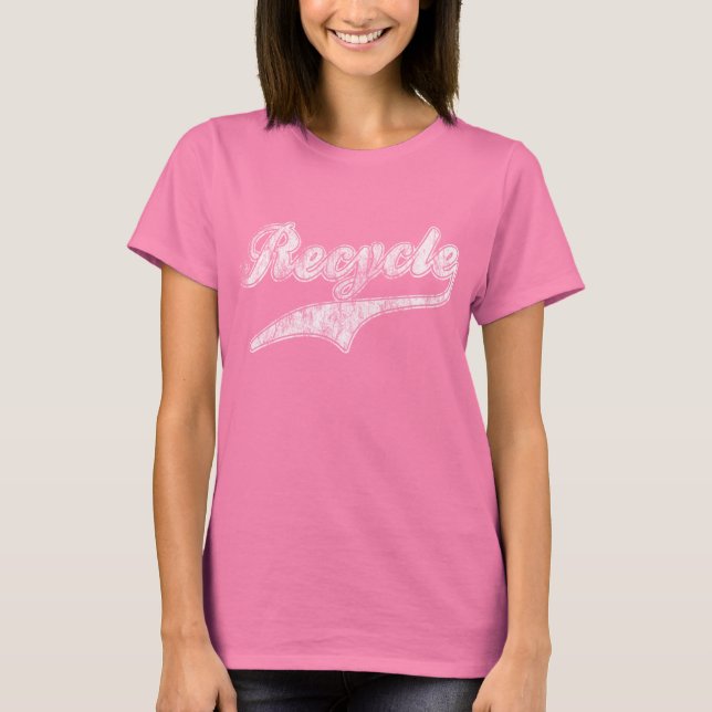Camiseta Reciclaje de vintage (Anverso)