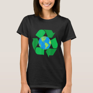 Camiseta Reciclaje del planeta Tierra Medio Ambiente de Pro