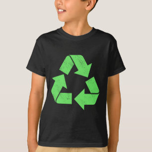 Camiseta Reciclaje Logotipo Vintage Reciclaje Ea ecologista