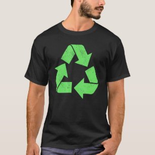 Camiseta Reciclaje Logotipo Vintage Reciclaje Ea ecologista