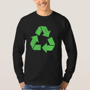 Camiseta Reciclaje Logotipo Vintage Reciclaje Ea ecologista