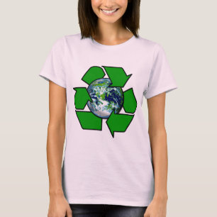 Camiseta Reciclaje para Planeta Tierra