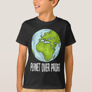 Camiseta Reciclaje Planet Over Profit Save the Environment