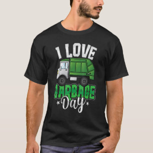 Camiseta Reciclando niños de basura que amo los camioneros