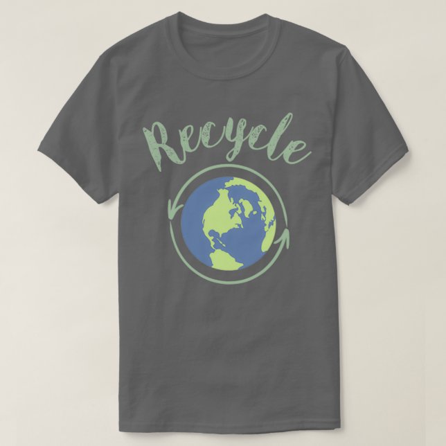 Camiseta Reciclando para salvar el planeta (Diseño del anverso)