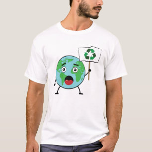 Camiseta Reciclar - Llamado de Activismo por Personaje de l