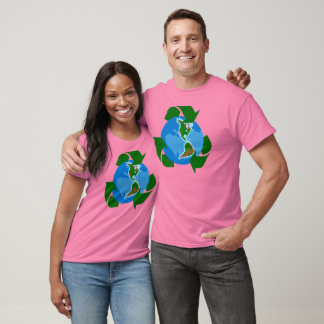 Camiseta reciclar para salvar la tierra