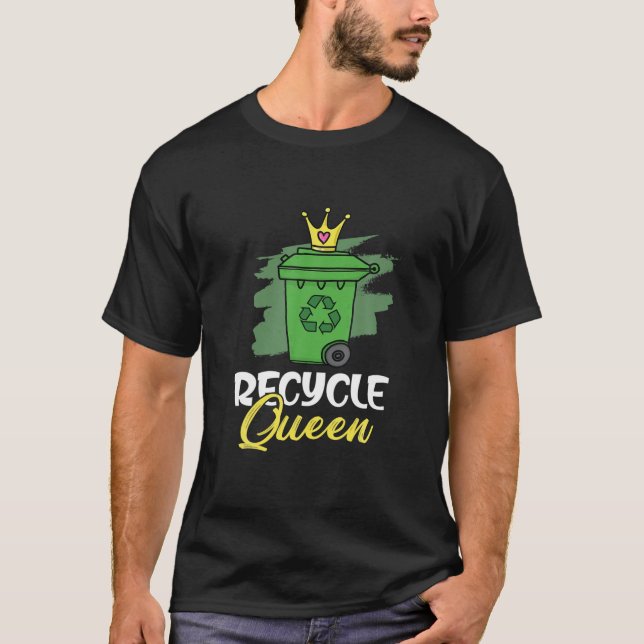Camiseta Reciclar Queen Save Environment De Nuevo Al Chica  (Anverso)