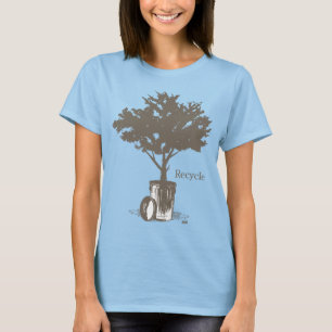 Camiseta Recicle el árbol