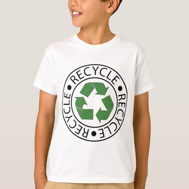 Camiseta Recicle el logotipo verde de Ceter (Anverso)