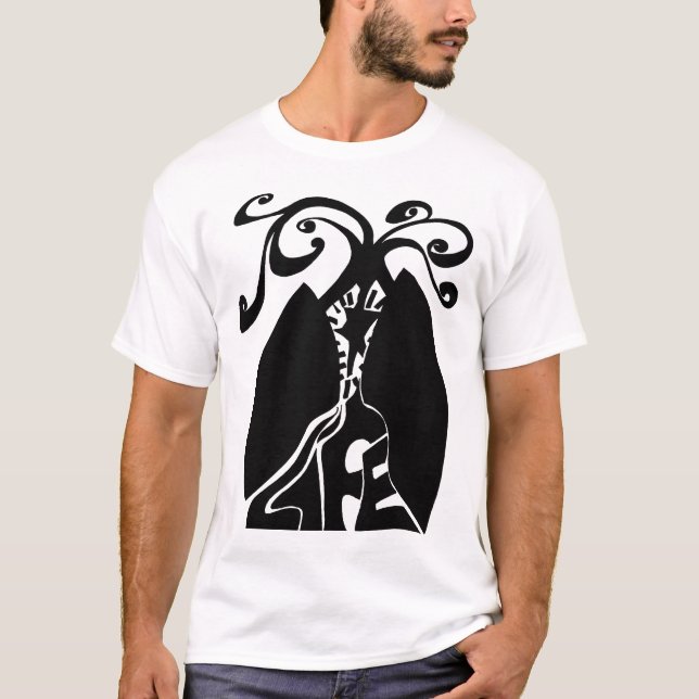 Camiseta Recicle el negro de la vida (Anverso)