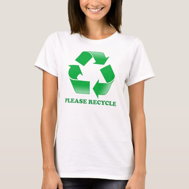 Camiseta Recicle por favor (Anverso)