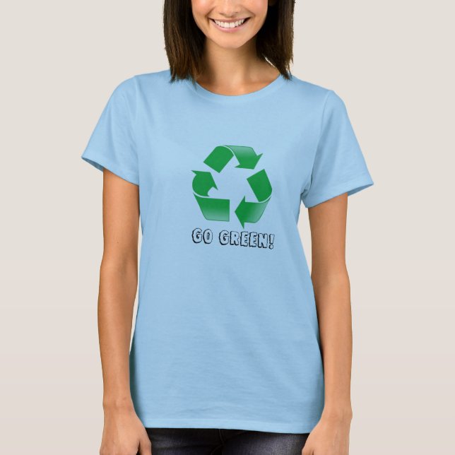 Camiseta ¡recicle, vaya verde! (Anverso)