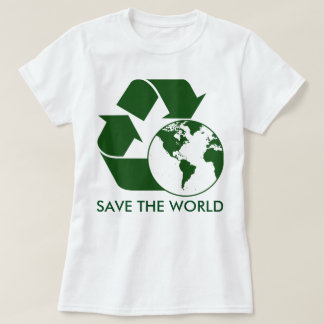 Camiseta Recicle y ahorre el mundo