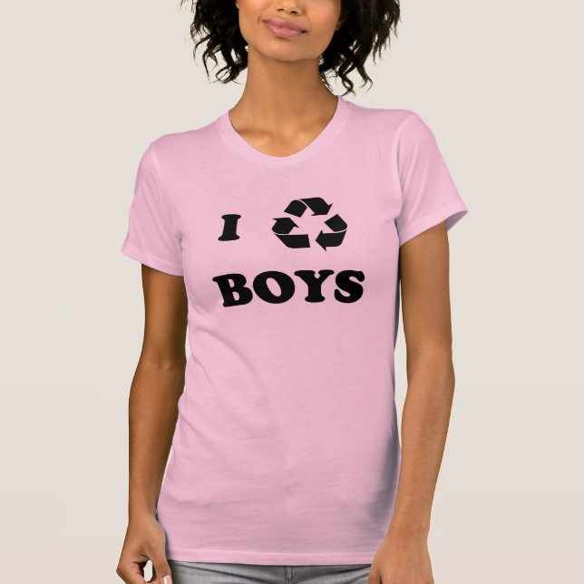 Camiseta Reciclo a muchachos (Anverso)