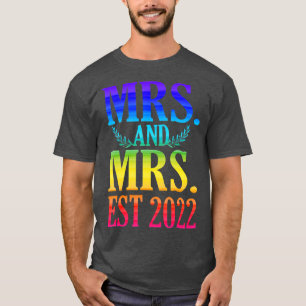 Camiseta Recién Casada, Boda Lesbiana, Señora.