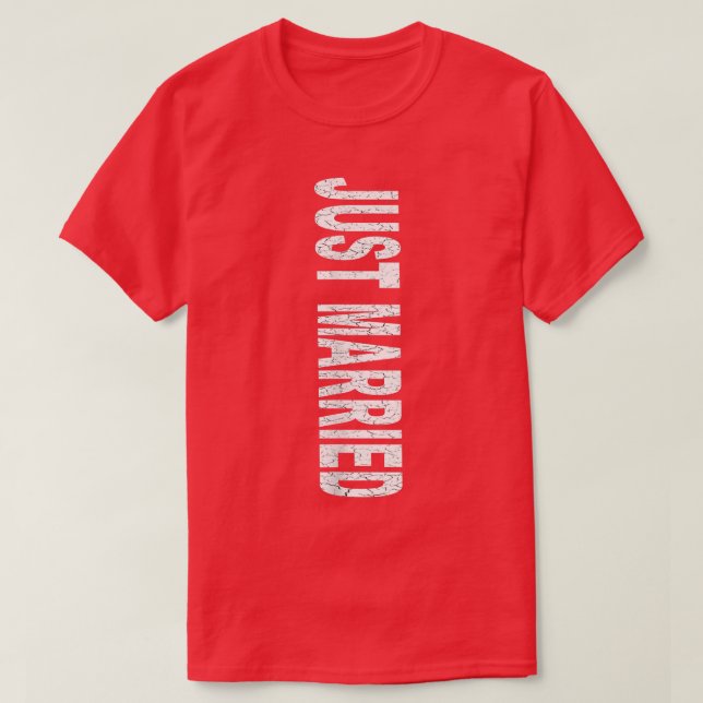 Camiseta Recién casada con Novedad de Tet con problemas bla (Diseño del anverso)