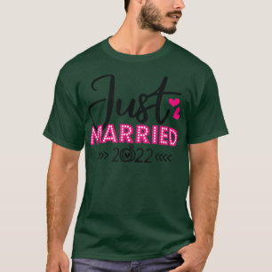Camiseta Recién casado 2022 Boda de luna de miel Groom Brid