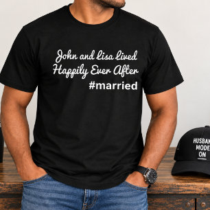 Camiseta Recién Casado Esposo Luna de Miel Boda Soltero