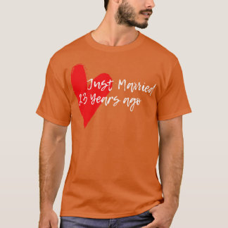 Camiseta Recién Casado Hace 23 Años Esposa Hus Aniversario
