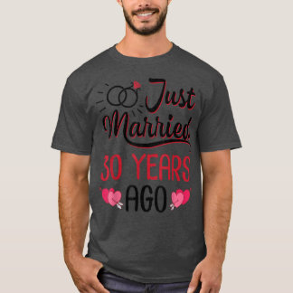 Camiseta Recién Casado Hace 30 Años, Boda Aniversario Husb