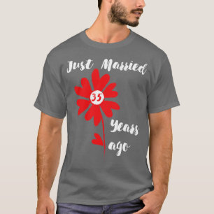 Camiseta Recién Casado Hace 35 Años, Boda Familiar, Esposa