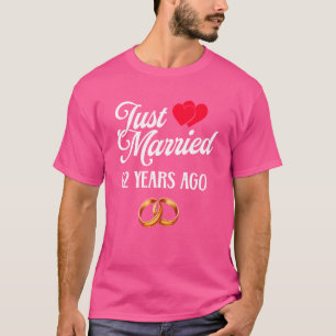 Camiseta Recién Casado Hace 62 Años Pareja Graciosa 62 Años