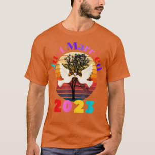 Camiseta Recién Casados Amantes Parejas Mujeres y Hombres N
