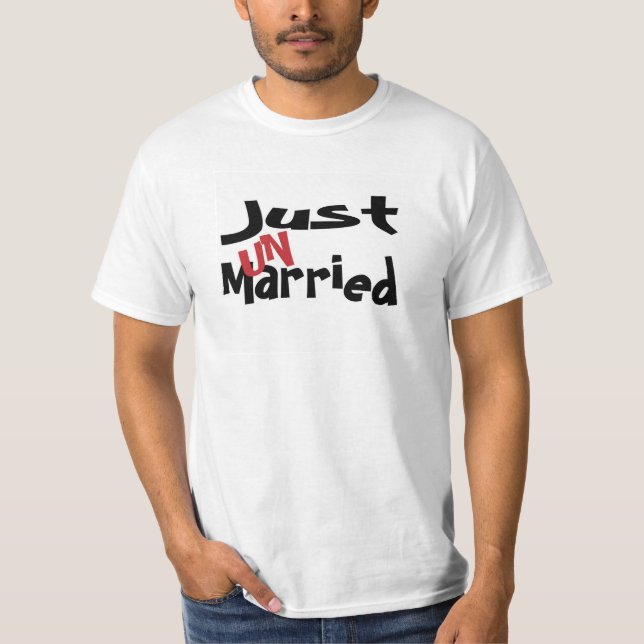 Camiseta recién divorciado (Anverso)