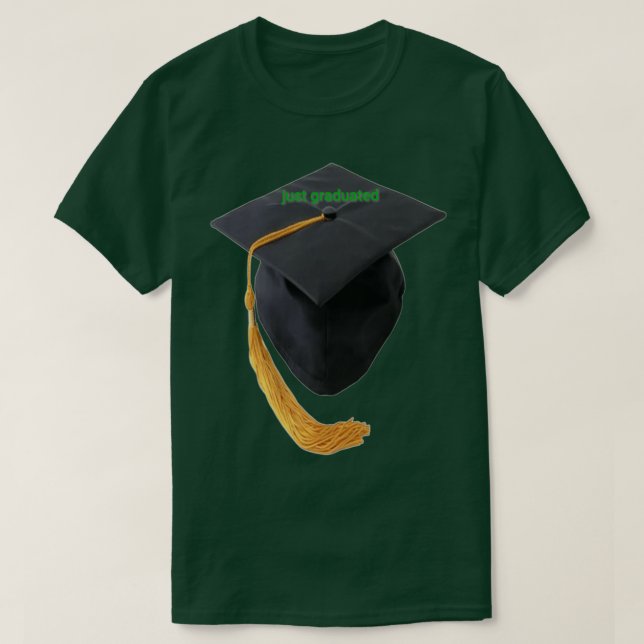 Camiseta recién graduado (Diseño del anverso)