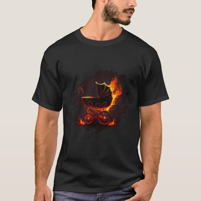 Camiseta Recién Nacido Buggy Para Padres Y Quemando Amor (Anverso)