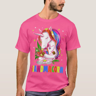 Camiseta Recién nacido unicornio de abuelo 2022 Día de la M