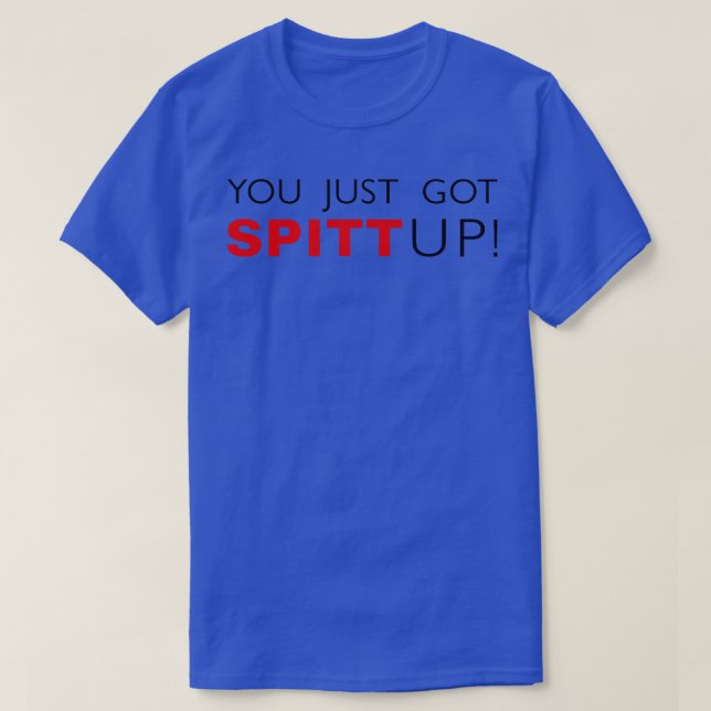 Camiseta Recién Se Ha Agitado. (Diseño del anverso)