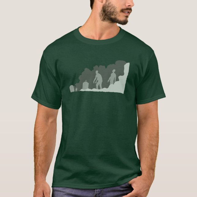 Camiseta Recientemente el Undeceased - verde (Anverso)