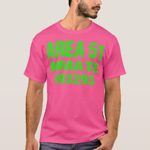 Camiseta Recluso del Área 51 Halloween Roswell Alien Ufo