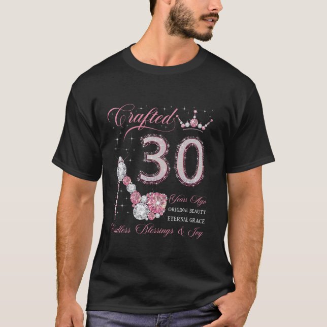 Camiseta Reclutado hace 30 años, 30 años, 30 años, dos (Anverso)