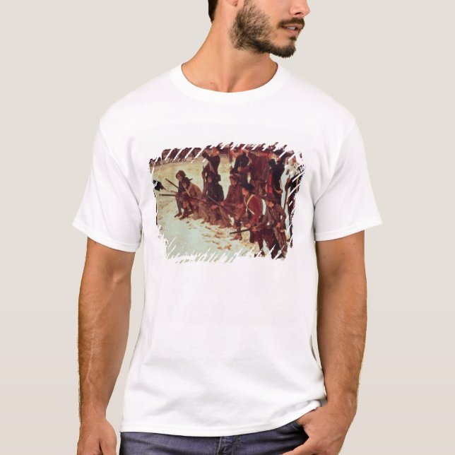Camiseta Reclutas de perforación del americano de barón von (Anverso)