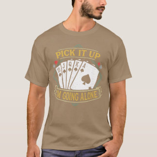 Camiseta Recógelo Juego de Cartas Divertido Euchre Euchre a